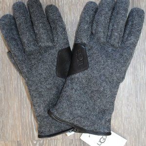 UGG WOOL LEATHER SHEARLING LINED MEN'S‎ GLOVES